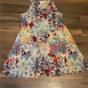 Nine West Multicolor Sleeveless Casual Dress